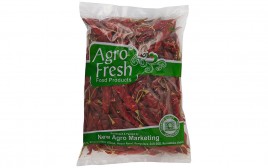 Agro Fresh Guntur Chilly With Stem   Pack  500 grams